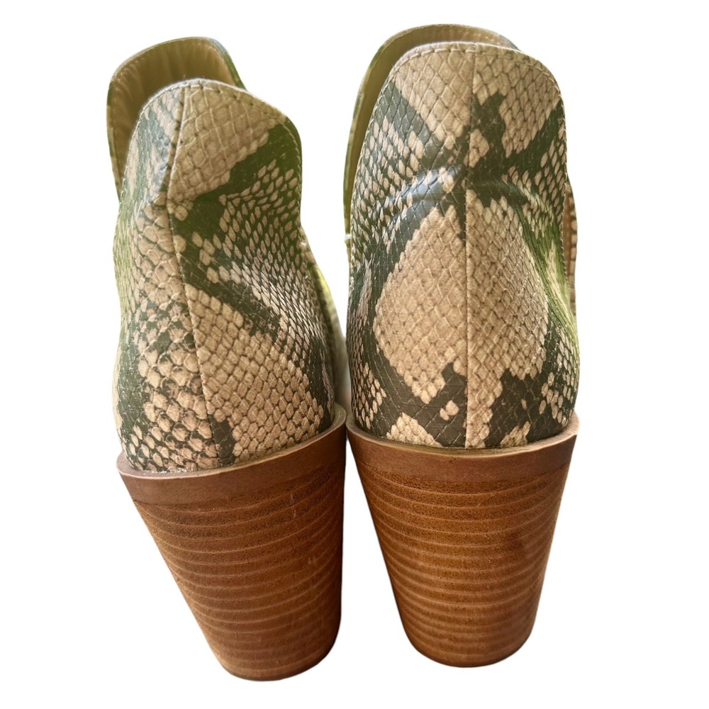 Steve Madden faux snake skin leather boots size 8 - Picture 4 of 8